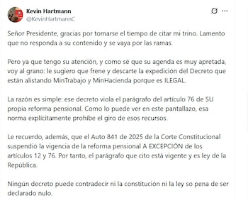 Kevin Hartmann, experto en pensiones,