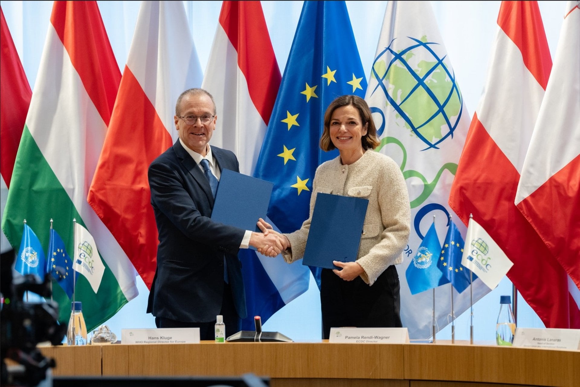 El ECDC y la OMS renuevan su colaboración en el ámbito de la salud pública europea