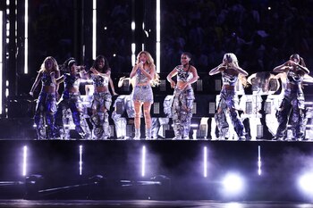 Shakira en su actuación en