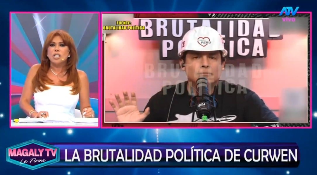 Magaly Medina responde a Curwen y le dice qué preguntarle a Carla Campos tras ‘ampay’: “Las preguntas se las tienes que hacer a ella”. Captura: Magaly TV La Firme.