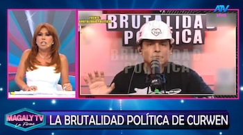 Magaly Medina responde a Curwen y le dice qué preguntarle a Carla Campos tras ‘ampay’: “Las preguntas se las tienes que hacer a ella”. Captura: Magaly TV La Firme.
