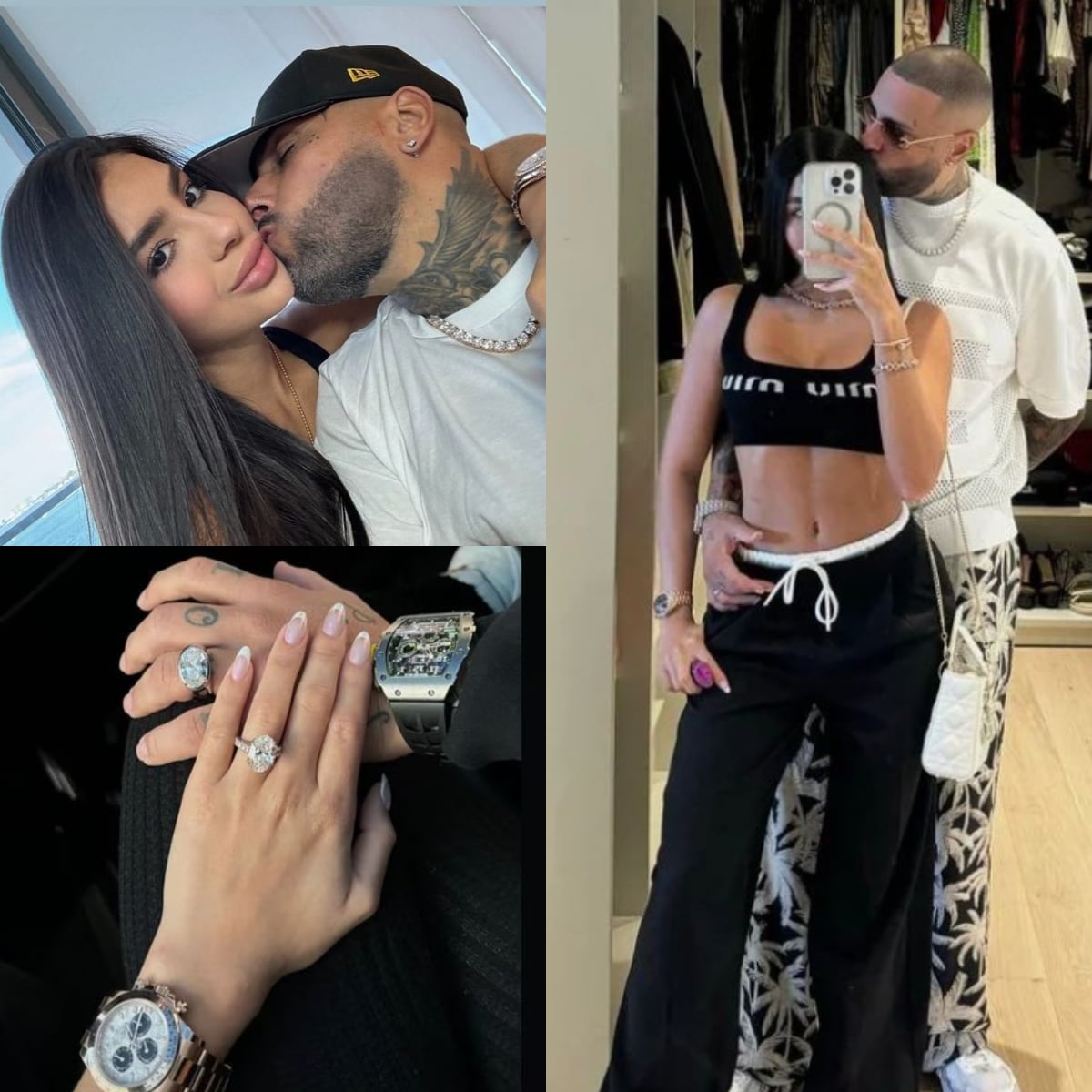 Nicky Jam y Juana Valentina