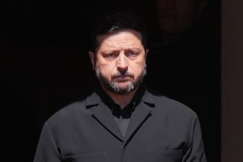 El presidente ucraniano Volodymyr Zelensky (Niall Carson/PA Wire/dpa)
