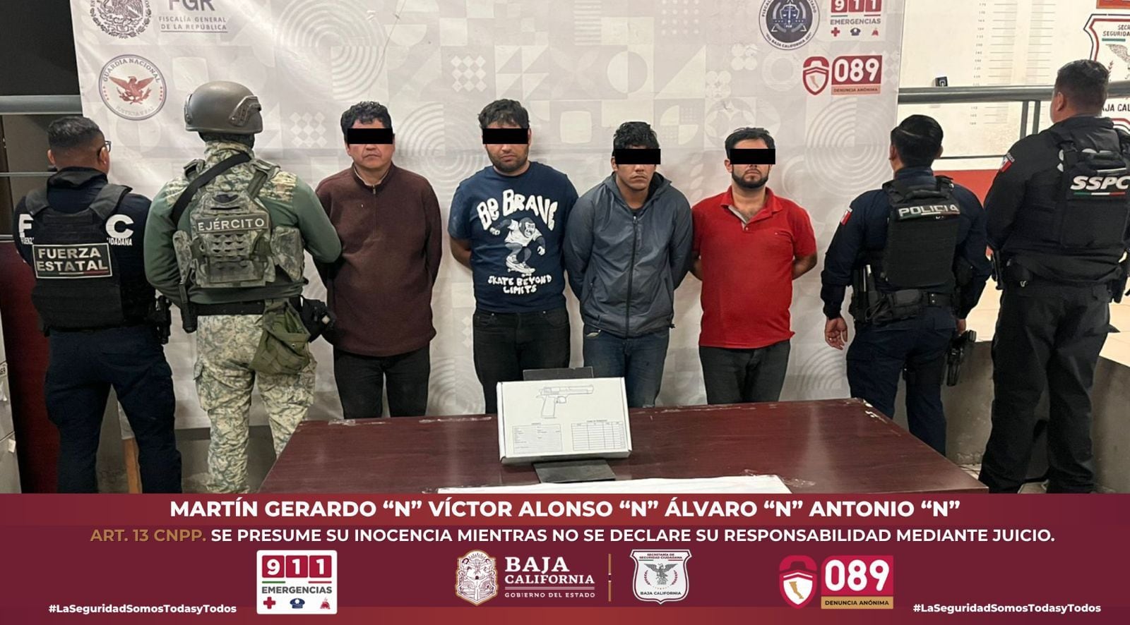 Los sujetos detenidos
(SSC-BC)