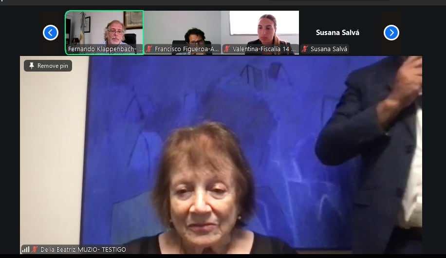 Delia Muzio, la madre de Rodrigo, tiene 81 años