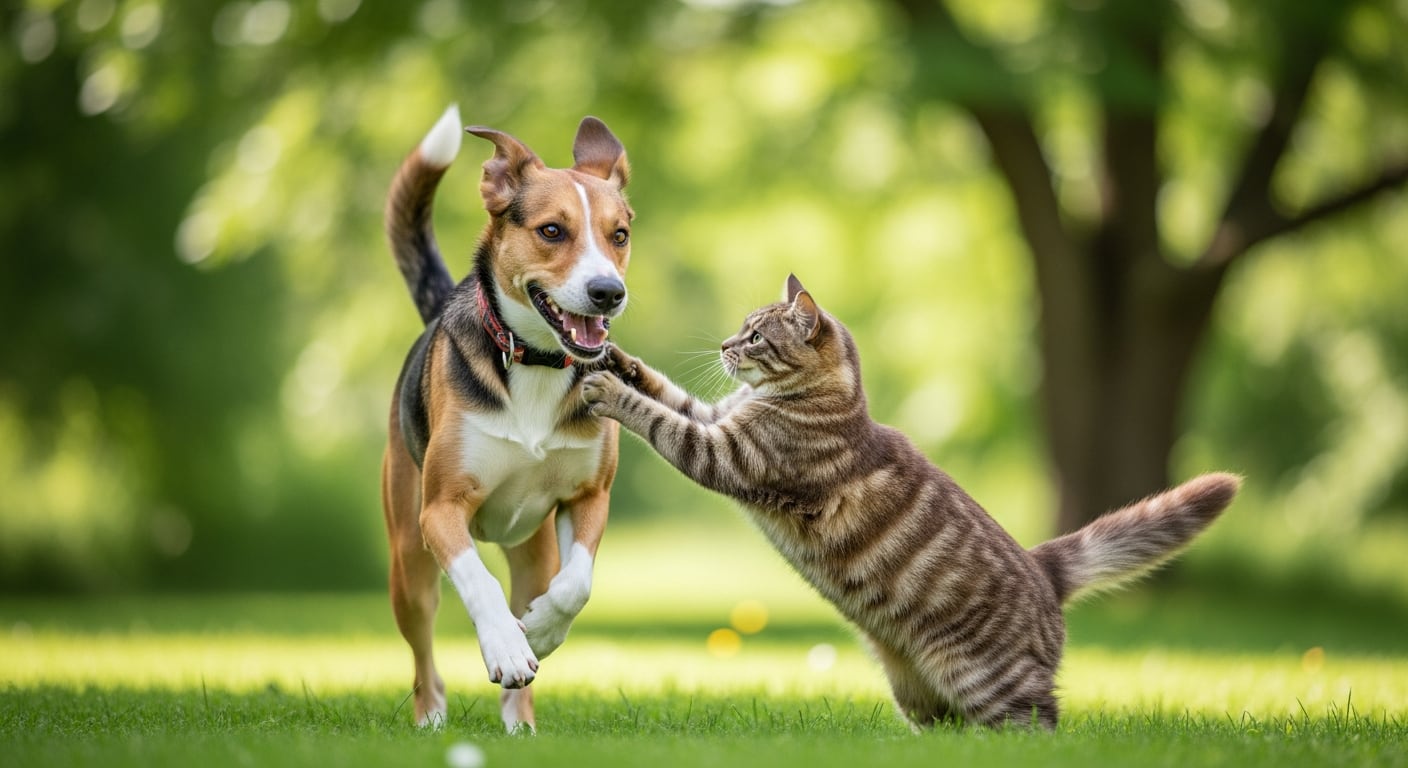 El control del peso y la observación de conductas o movilidad ayudan a detectar tempranamente problemas de salud en perros y gatos maduros (Imagen Ilustrativa Infobae)