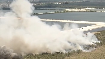 El Servicio Meteorológico alertó sobre la calidad del aire por un incendio en Miami-Dade