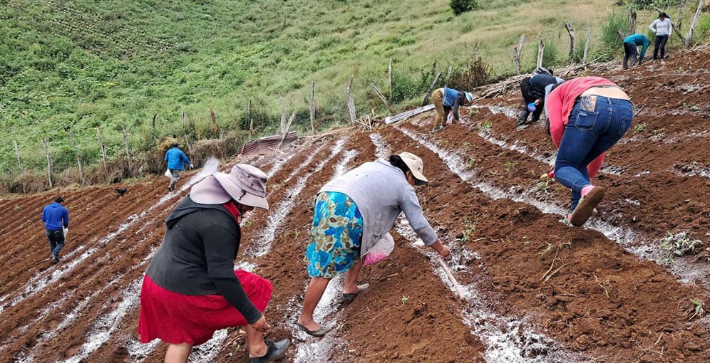 Sistemas de agua comunitarios son rehabilitados para garantizar el acceso al recurso. (Foto: Cortesía)