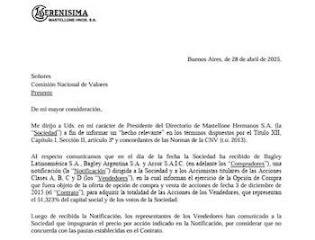 La impugnación de Mastellone a