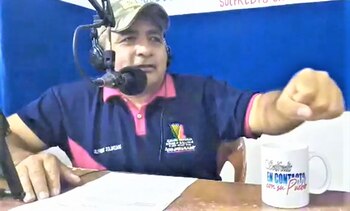 Alcalde Solfredis Solórzano en su