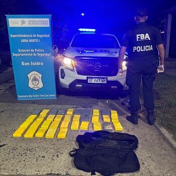 Los 35 ladrillos de cocaína