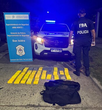 Los 35 ladrillos de cocaína