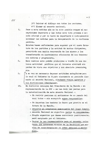 Acta secreta de la Junta