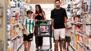 Messi supermercado miami