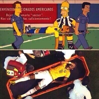 Los Simpson predijeron la lesión