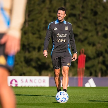 Lionel Scaloni comenzó a trabajar