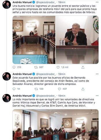 El presidente destacó la colaboración