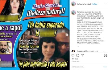 La cuenta de Instagram Karla
