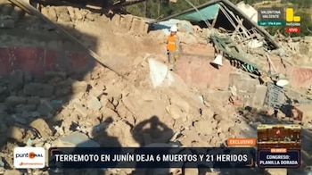 Seis muertos y cientos de damnificados: así vive Pumpunya tras el devastador sismo en Chongos Bajo. Captura: Latina.