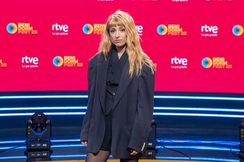 Chica Sobresalto en la presentación