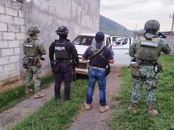 Agresión policías en Tacámbaro