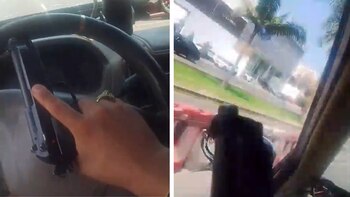 El presunto extorsionador detenido había