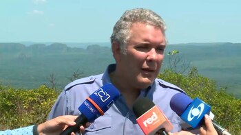 El presidente de Colombia Iván