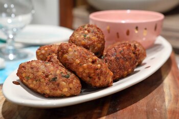 Quibes de lentejas y soja