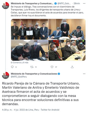 Paro de transportistas