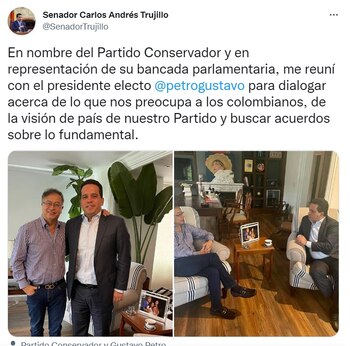 Foto: Twitter Carlos Andrés Trujillo