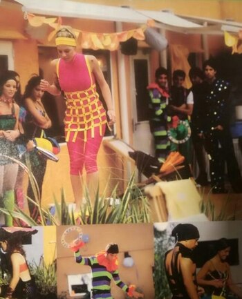 Realizando distintas actividades dentro del