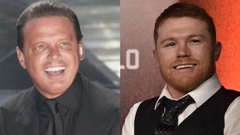 Luis Miguel y El canelo (Foto: Cuartoscuro)