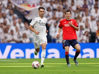 El jugador del Real Madrid, Raúl Asencio (imagen del Twitter de Raúl Asencio)