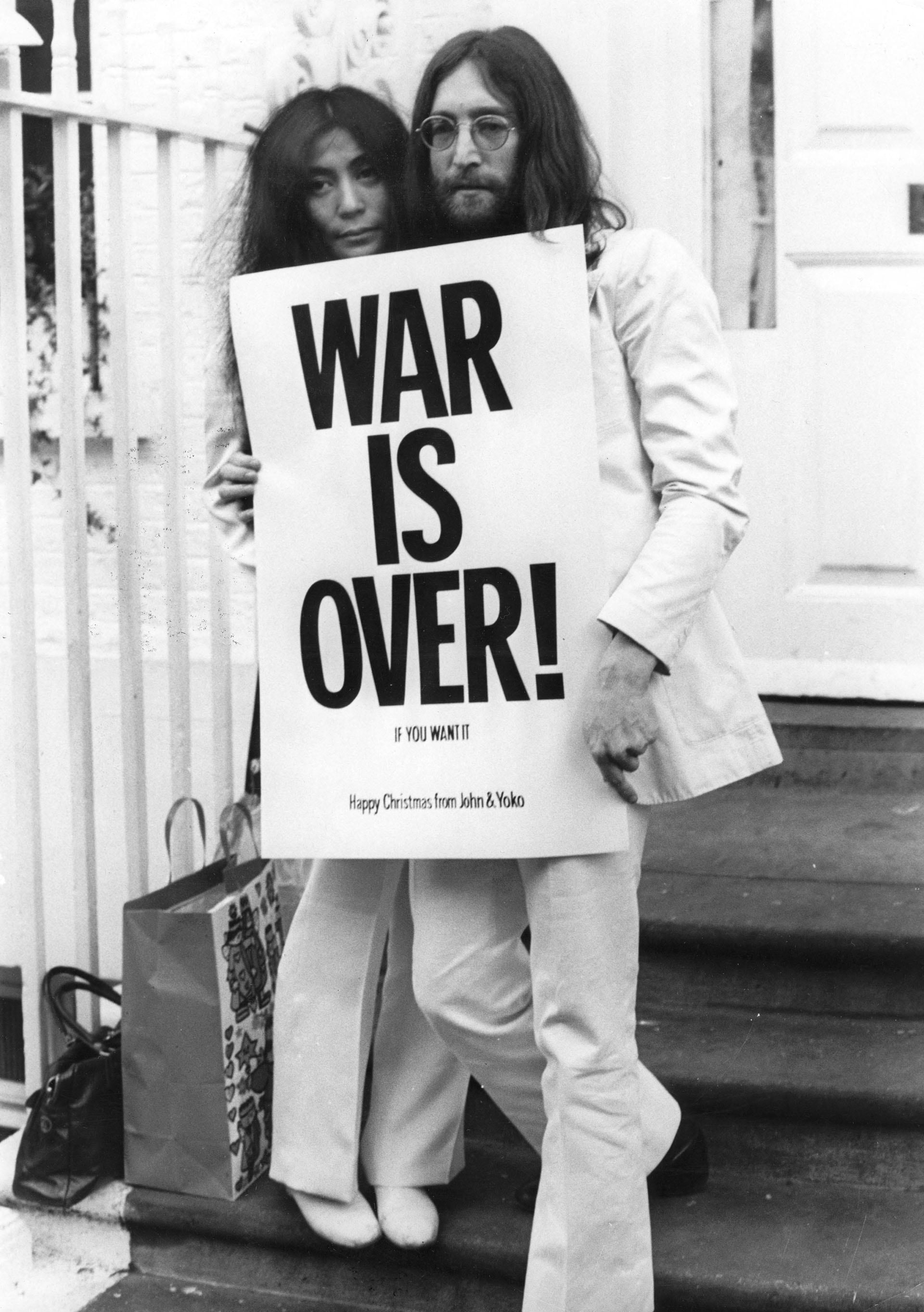 John y Yoko empezaron a llevar a cabo acciones pacifistas a fines de los sesenta. (KEYSTONE Pictures USA)