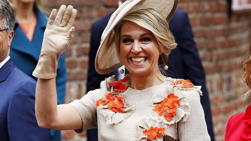 La reina Máxima de los Países Bajos asisten a las celebraciones del Día del Rey (Koningsdag) en Amersfoort, Países Bajos, el 27 de abril de 2019. (EFE/EPA/REMKO DE WAAL).