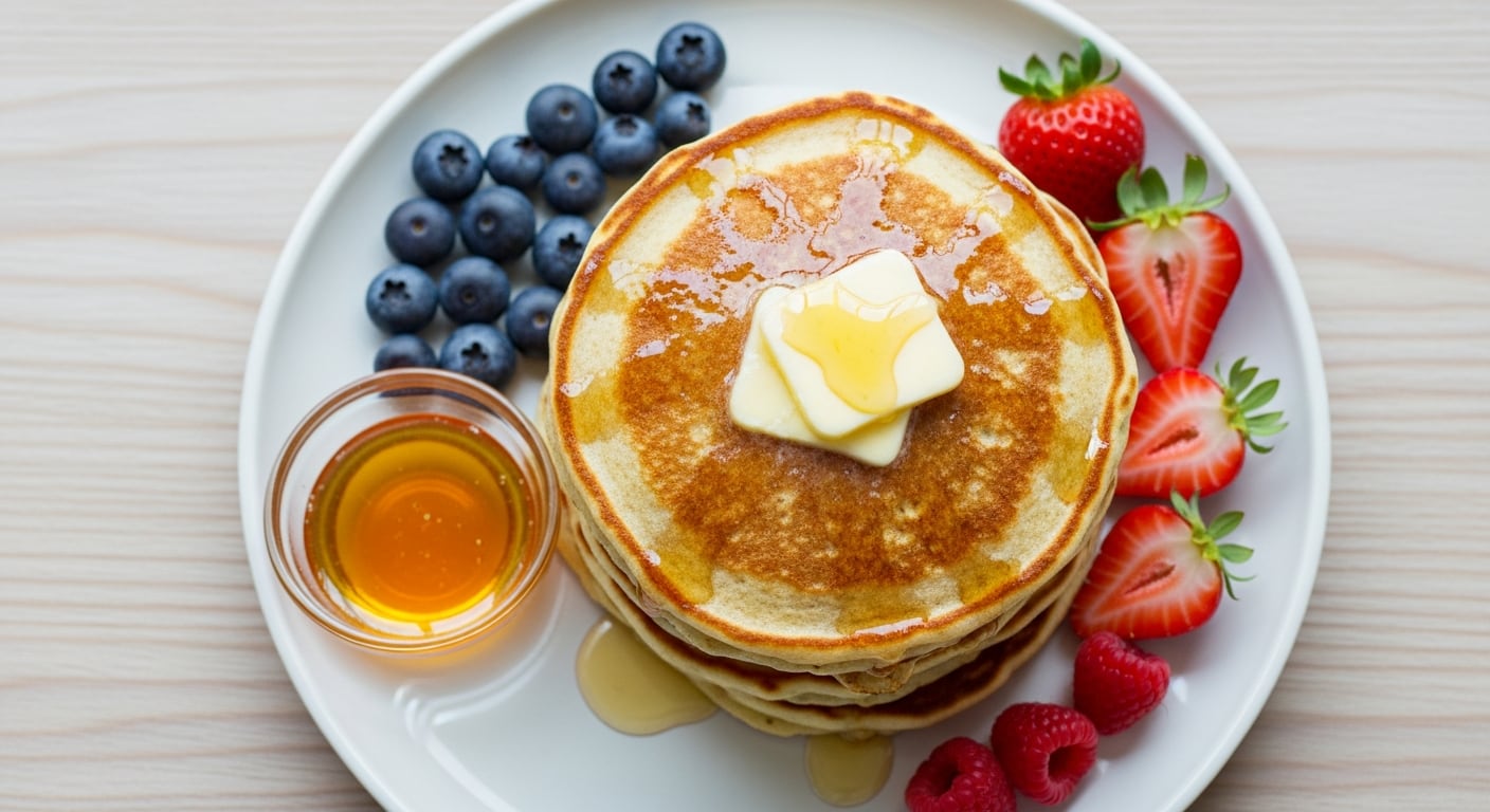 Versátiles y adaptables, estos panqueques con harina de almendras pueden presentarse con rellenos dulces o salados según la ocasión (Imagen Ilustrativa Infobae)