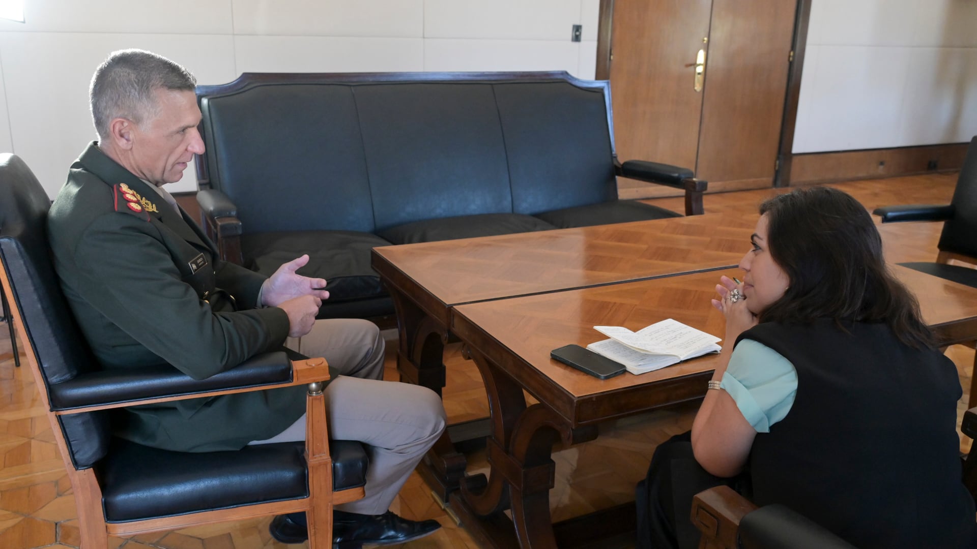 DEF en exclusiva con el general de división Oscar Santiago Zarich, nuevo jefe del Ejército Argentino (Fotos: Fernando Calzada)