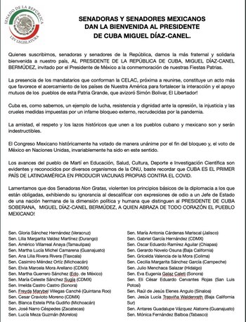 Morena envió mensaje al presidente