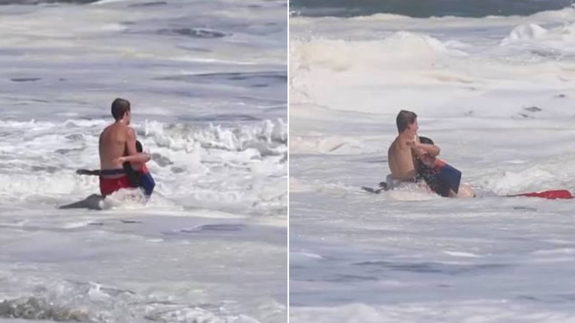 Guardavidas de 16 años desafía un mar mortal y salva a un niño en California