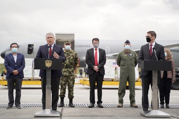 Colombia's President Ivan Duque and