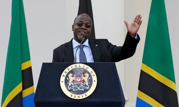 El presidente de Tanzania, Magufuli
