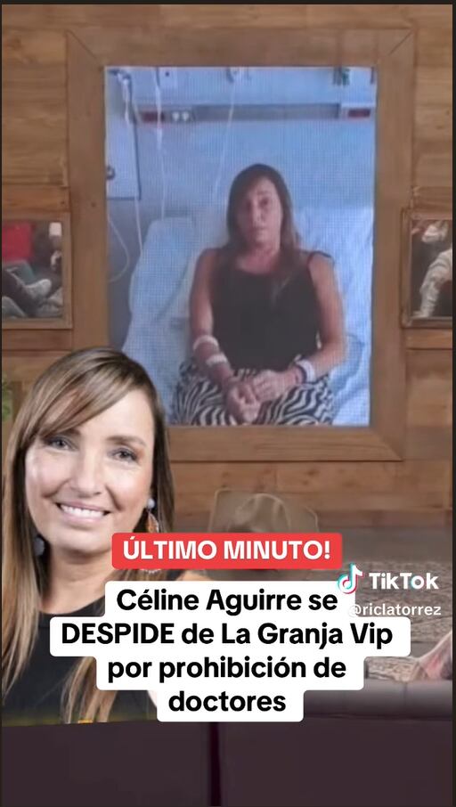 Celine Aguirre se despidió de