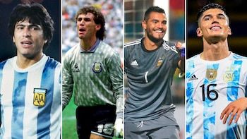 Los cambios de último momento en las listas de la selección argentina en los Mundiales