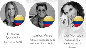 Shakira, Francisco Vera, Carlos Vives,