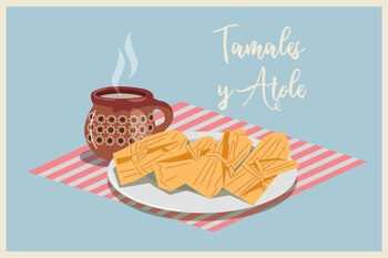 Los tamale y el atole