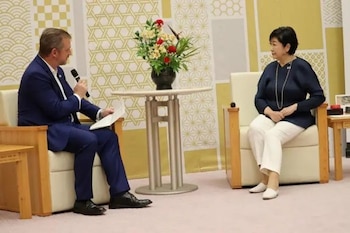 31/08/2026 Andrew Parsons junto a Yuriko Koike, gobernadora de Tokio
ASIA DEPORTES JAPÓN
GOBIERNO METROPOLITANO DE TOKYO