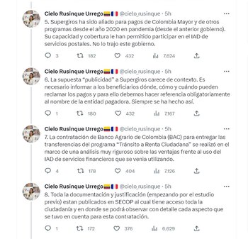 Cielo Rusinque responde a denuncia