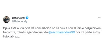 A través de su cuenta