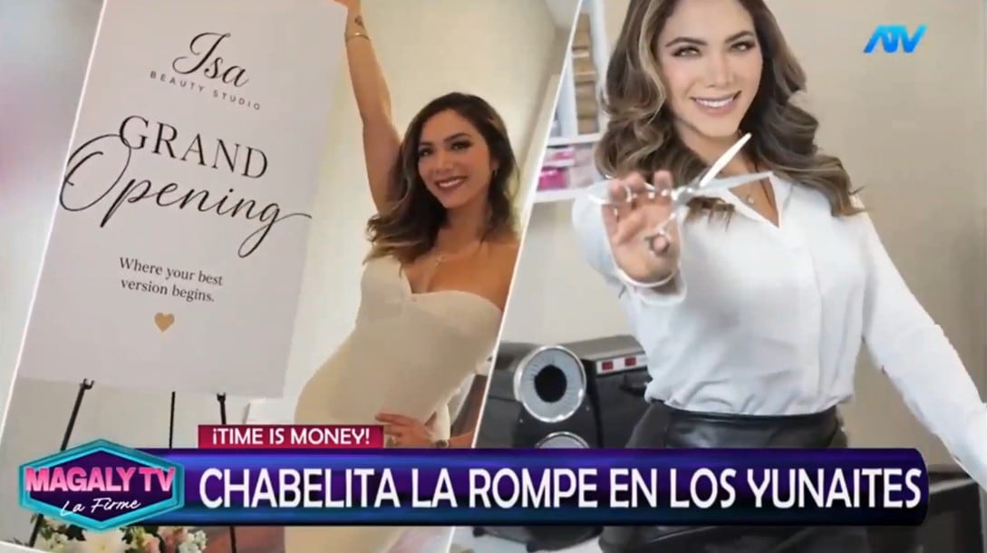 Isabel Acevedo, ‘Chabelita’, triunfa en Estados Unidos con su propio salón de belleza: “Estoy súper contenta con mi esposito”