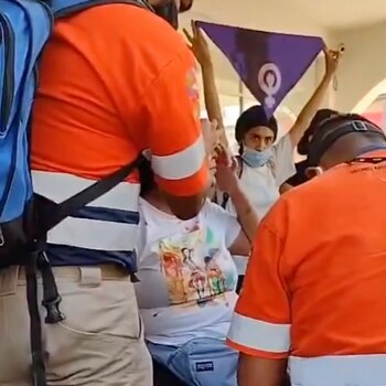 Agreden a protesta feminista en